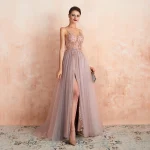 Women's Spaghetti Strap Evening Dress
