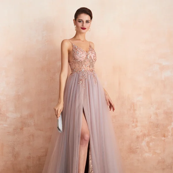 Women's Spaghetti Strap Evening Dress