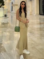Women's Vest and Skirt Set