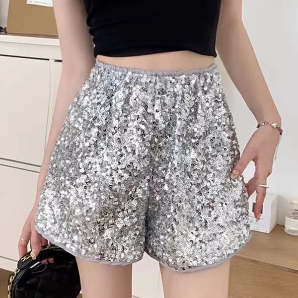 Women Sequined Shorts