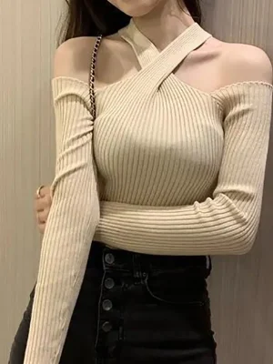 Women Halter Sweater