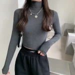 Women Ribbed Tees
