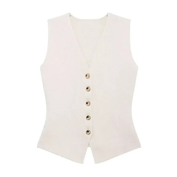 Women's Knit Vest and Skirt Set