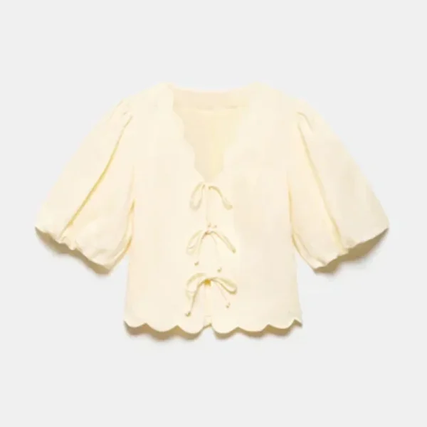 Women's Cotton Linen Skirt Set