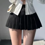 Women's Pleated Skirt with Shorts