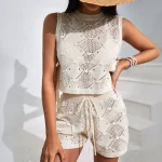 Women's Knitted Beach Set