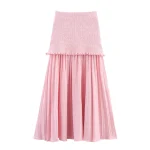 Women's Knit Vest and Skirt Set