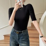 Women's Mock Neck T-shirt