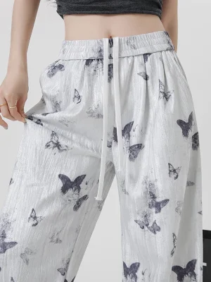 Women's Butterfly Print Pants