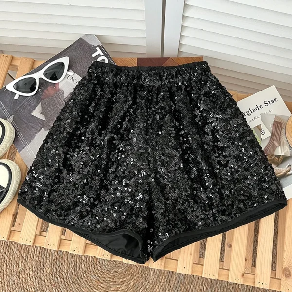 Women Sequined Shorts