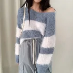 Women Patchwork Sweater