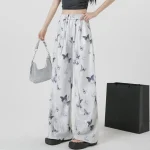 Women's Butterfly Print Pants