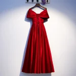 Women's Red Evening Dress