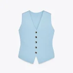 Women's Knitted Top and Skirt Set