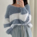 Women Patchwork Sweater