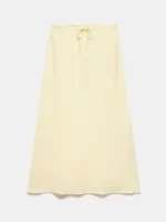 Women's Cotton Linen Skirt Set