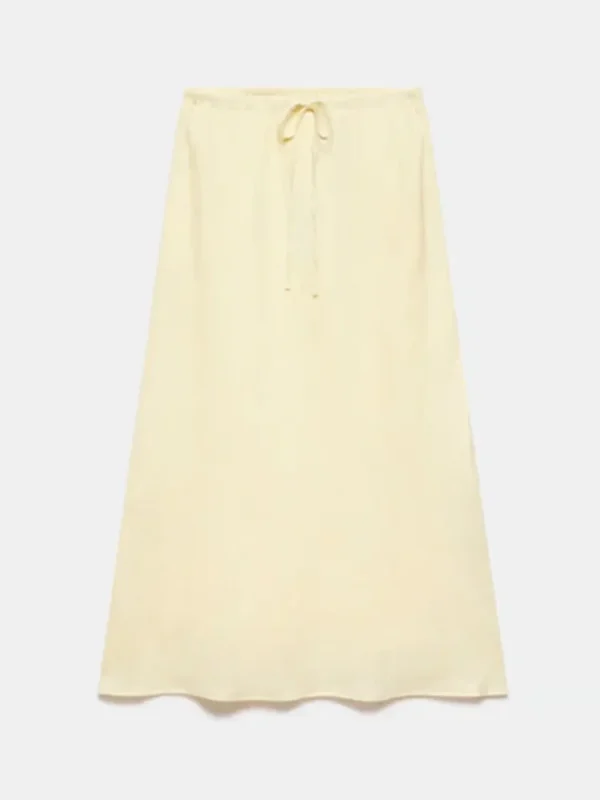Women's Cotton Linen Skirt Set