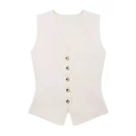 Women's Knitted Top and Skirt Set
