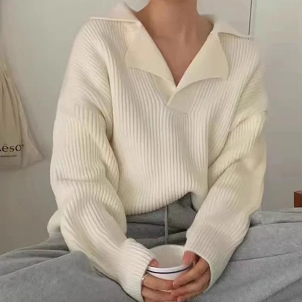 Women V-neck Sweater