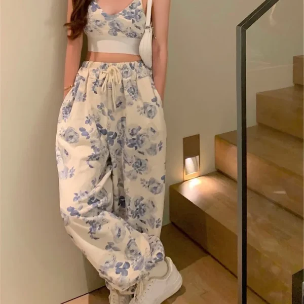 Women's Floral Print 2-Piece Set