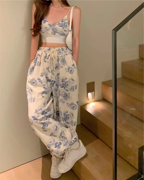 Women's Floral Print 2-Piece Set