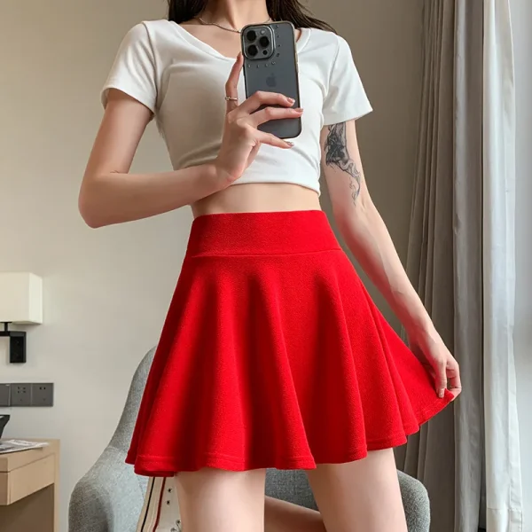 Women's Pleated Mini Skirt