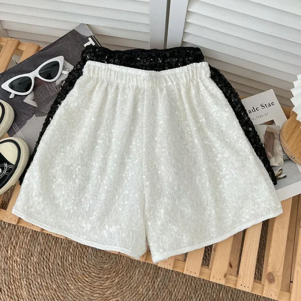 Women Sequined Shorts