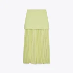 Women's Knitted Top and Skirt Set