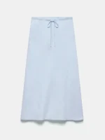Women's Cotton Linen Skirt Set