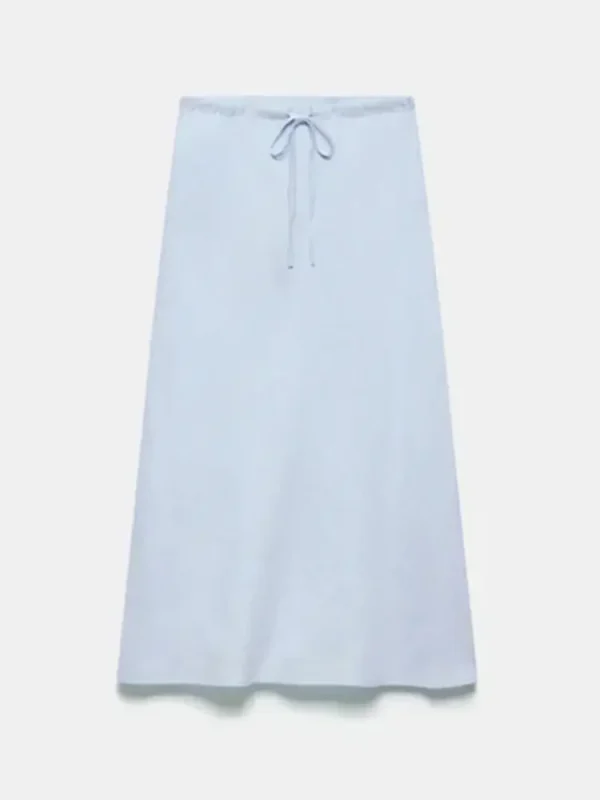 Women's Cotton Linen Skirt Set