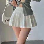 Women's Pleated Skirt with Shorts