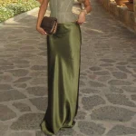 Women's Fishbone Top and Skirt Set
