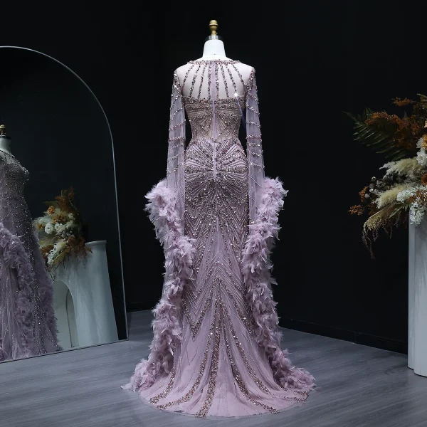 Women's Beaded Evening Dress