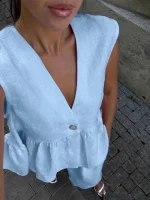 Women's Vest and Pants Set