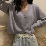 Women Knit Cardigan