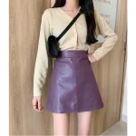 Women PU Leather Skirts