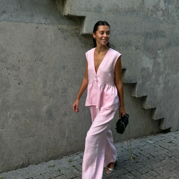Women's Vest and Pants Set