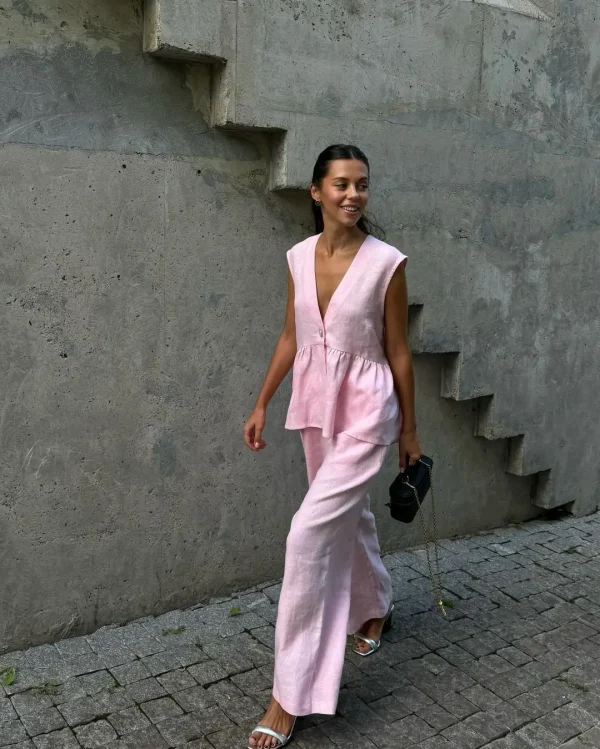 Women's Vest and Pants Set