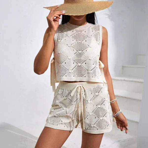 Women's Knitted Beach Set