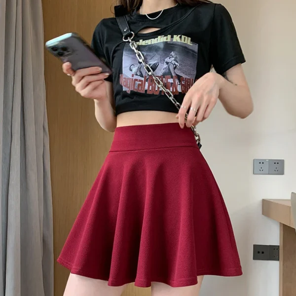 Women's Pleated Mini Skirt