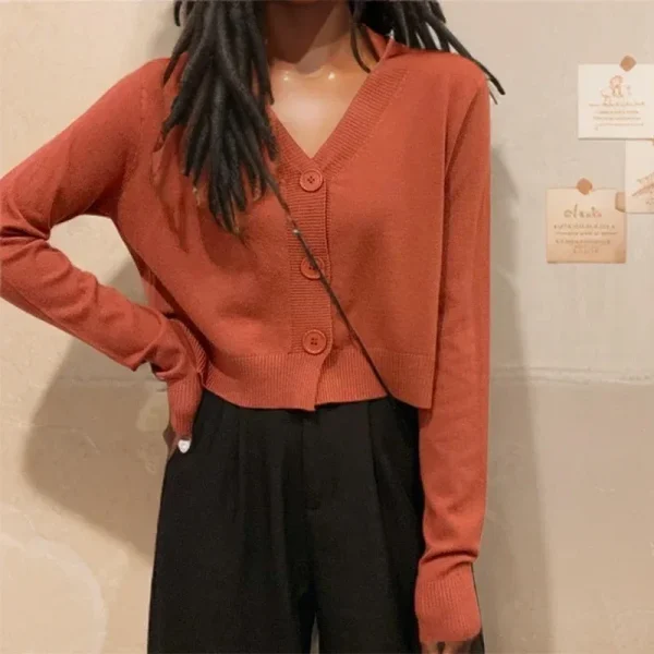 Women Knit Cardigan