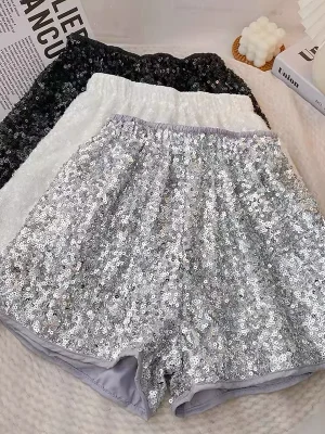 Women Sequined Shorts
