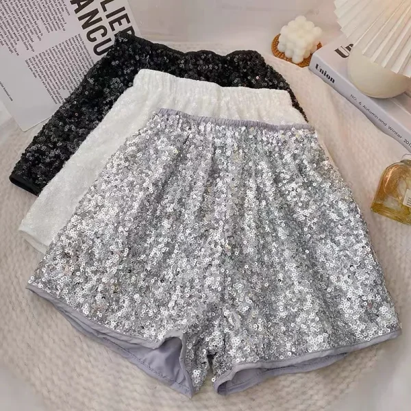 Women Sequined Shorts