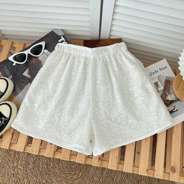 Women Sequined Shorts