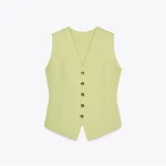 Women's Knitted Top and Skirt Set