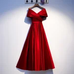Women's Red Evening Dress