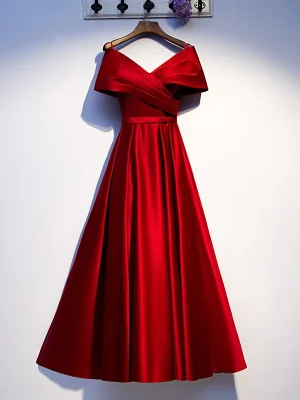 Women's Red Evening Dress