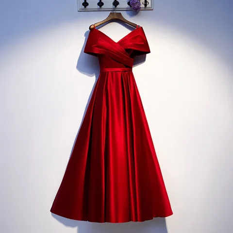 Women's Red Evening Dress