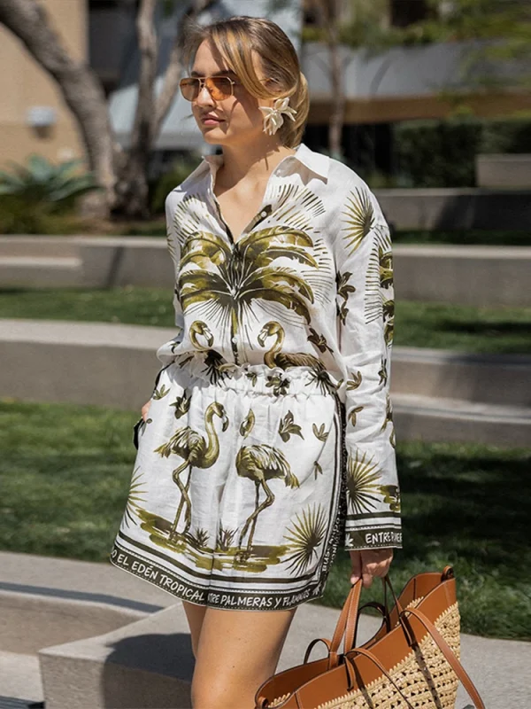 Women's Shirt and Shorts Set