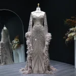 Women's Beaded Evening Dress